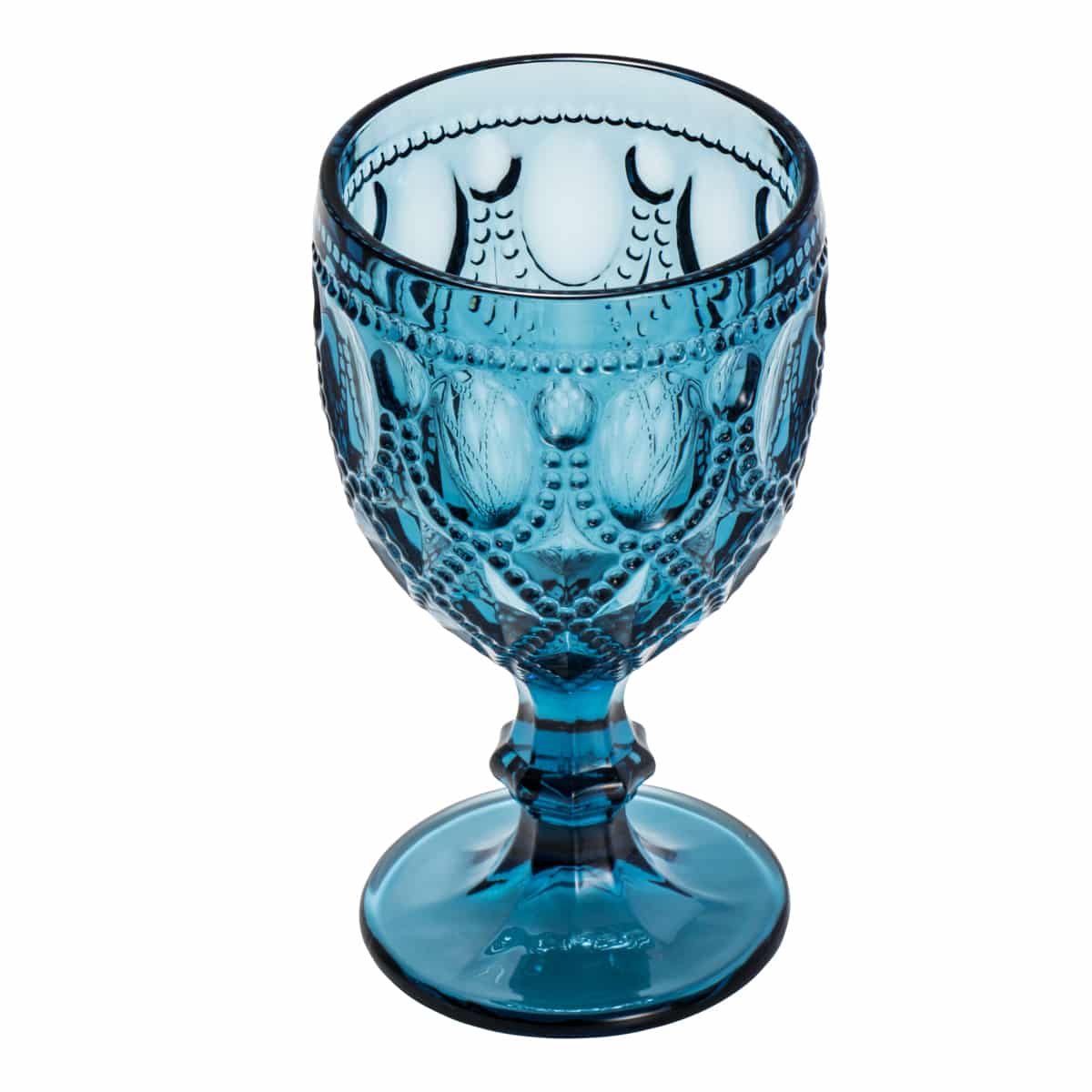 CJ 6 TAÇAS P/ÁGUA VIDRO DIAMOND AZUL 290ml - Imagem 2