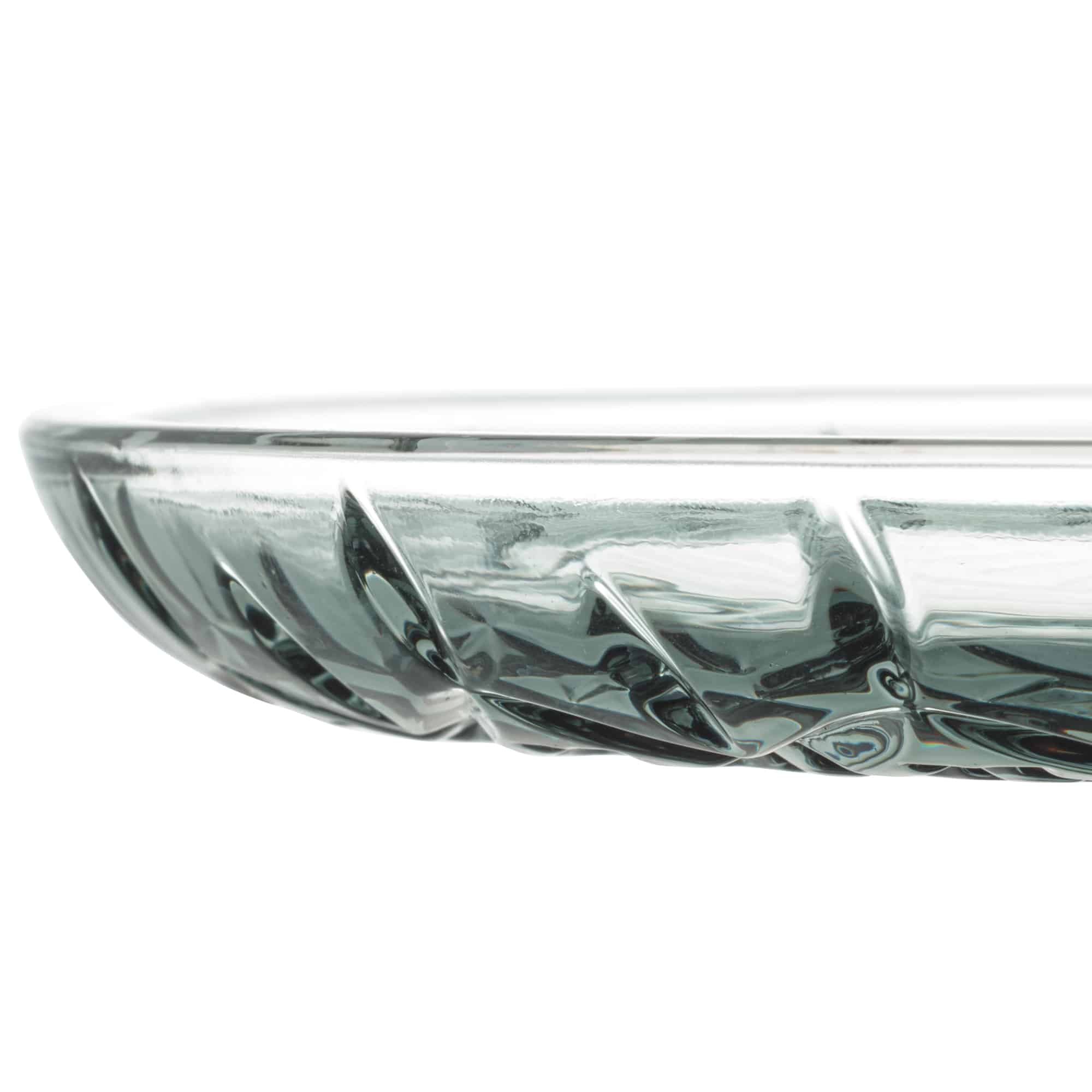 PRATO CRISTAL C/PÉ LYS VERDE 20x9cm - Imagem 2