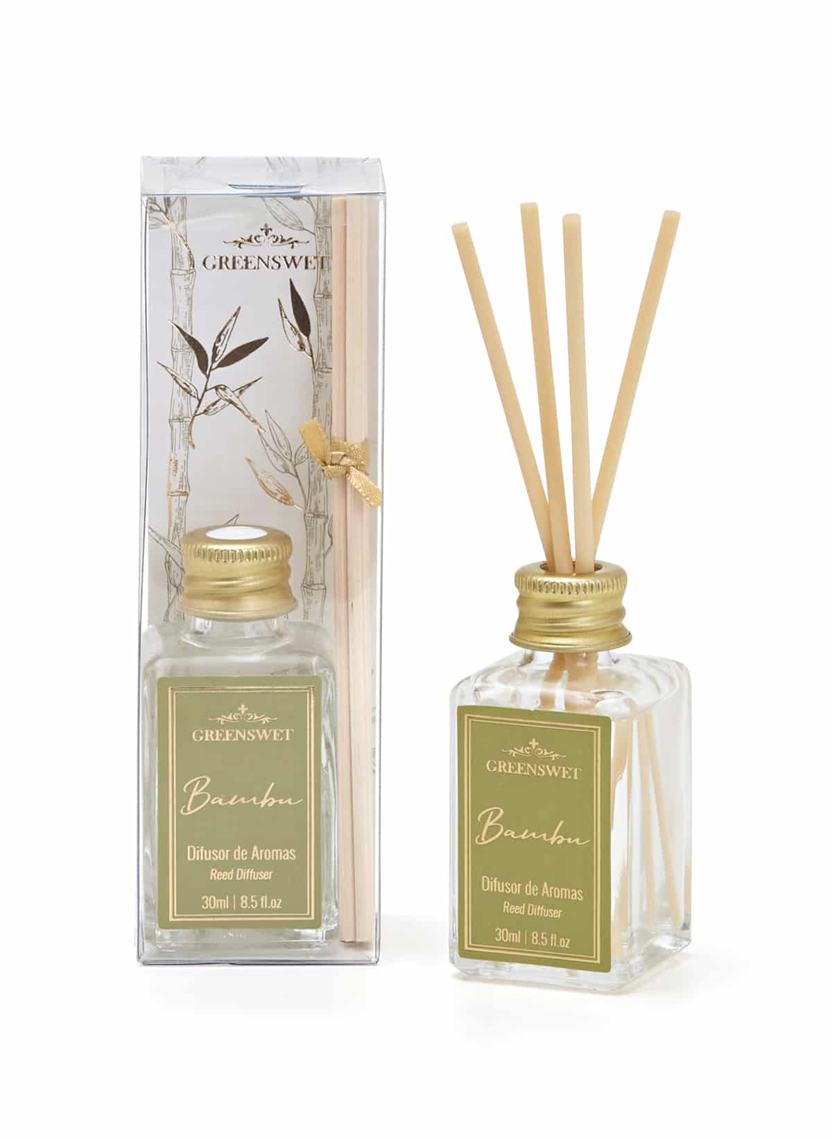 Mini Difusor de Aromas 30ml Essência Bambu