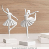 Escultura Bailarina em Poloresina - 13X24cm - Imagem 2
