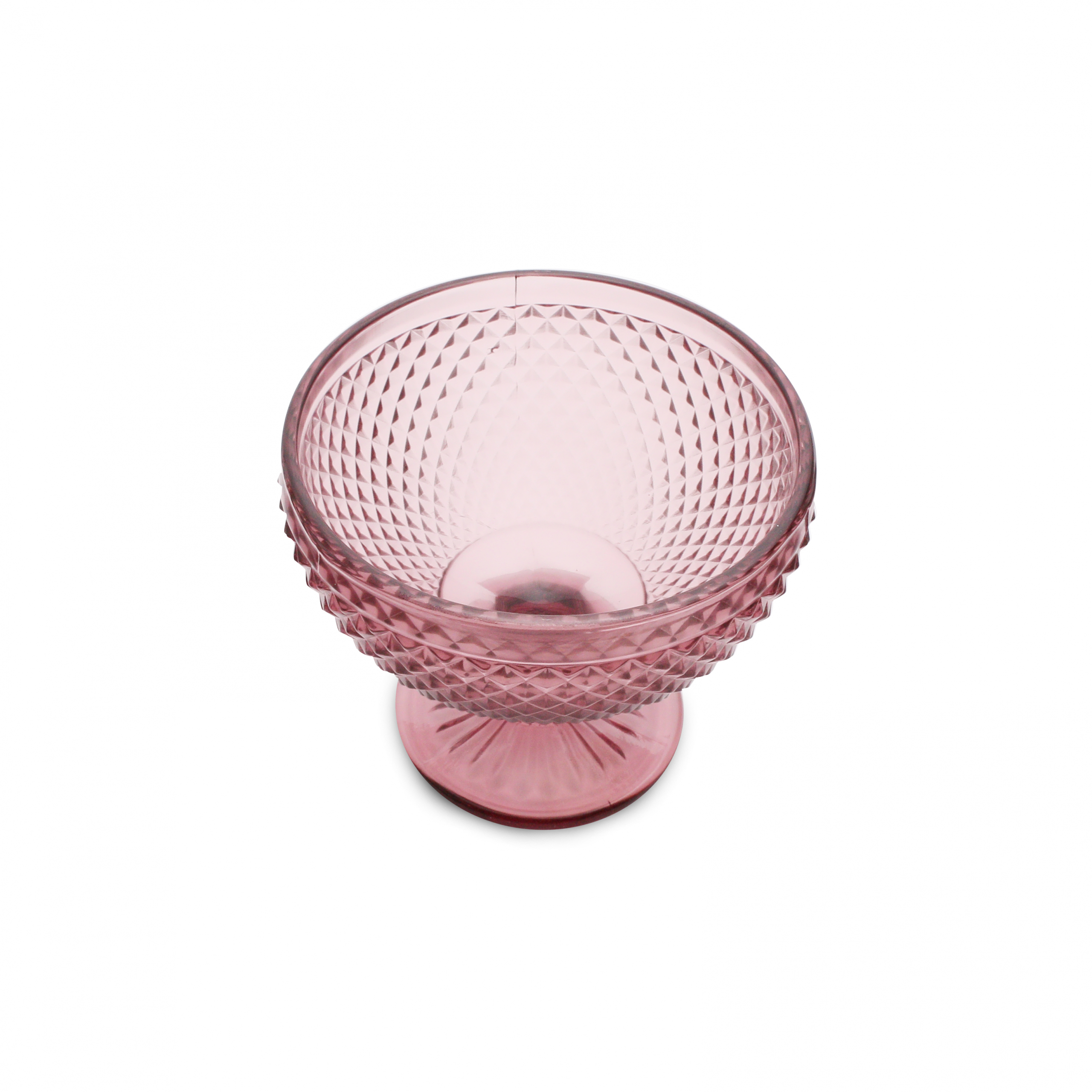 Taça Vidro Sobremesa Bico Jaca Lilás 300ml - Imagem 3