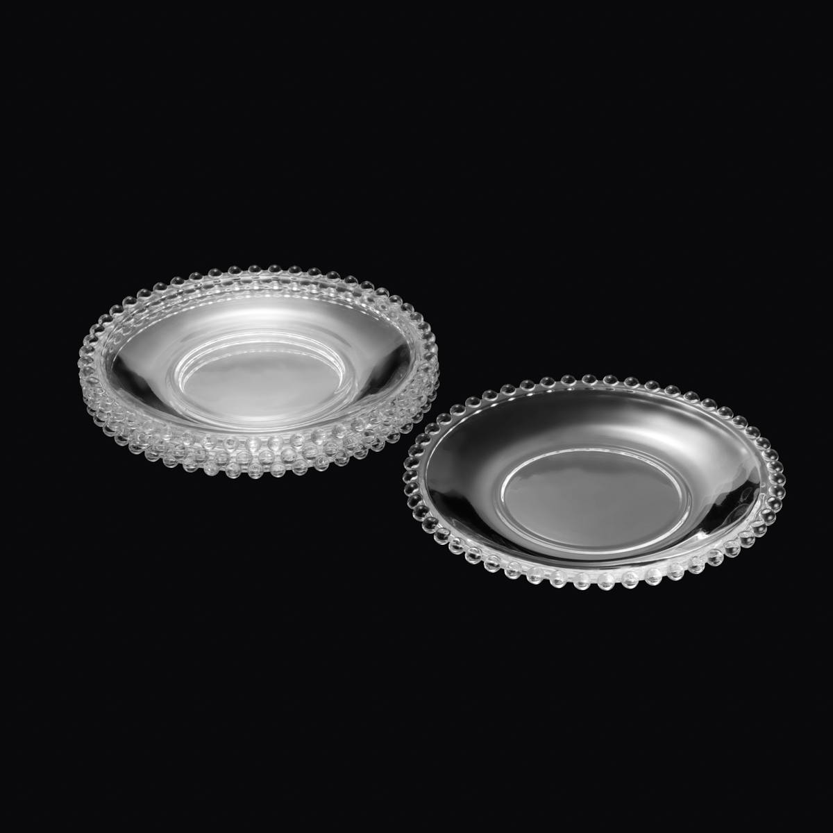 Prato de Sobremesa Cristal Pearl 20 cm - Imagem 2