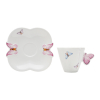 Xícara Café Porcelana Borboletas 100ml - Imagem 2