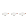 CJ 3 BOWLS PORCELANA BORBOLETAS 13x7x3cm - Imagem 3