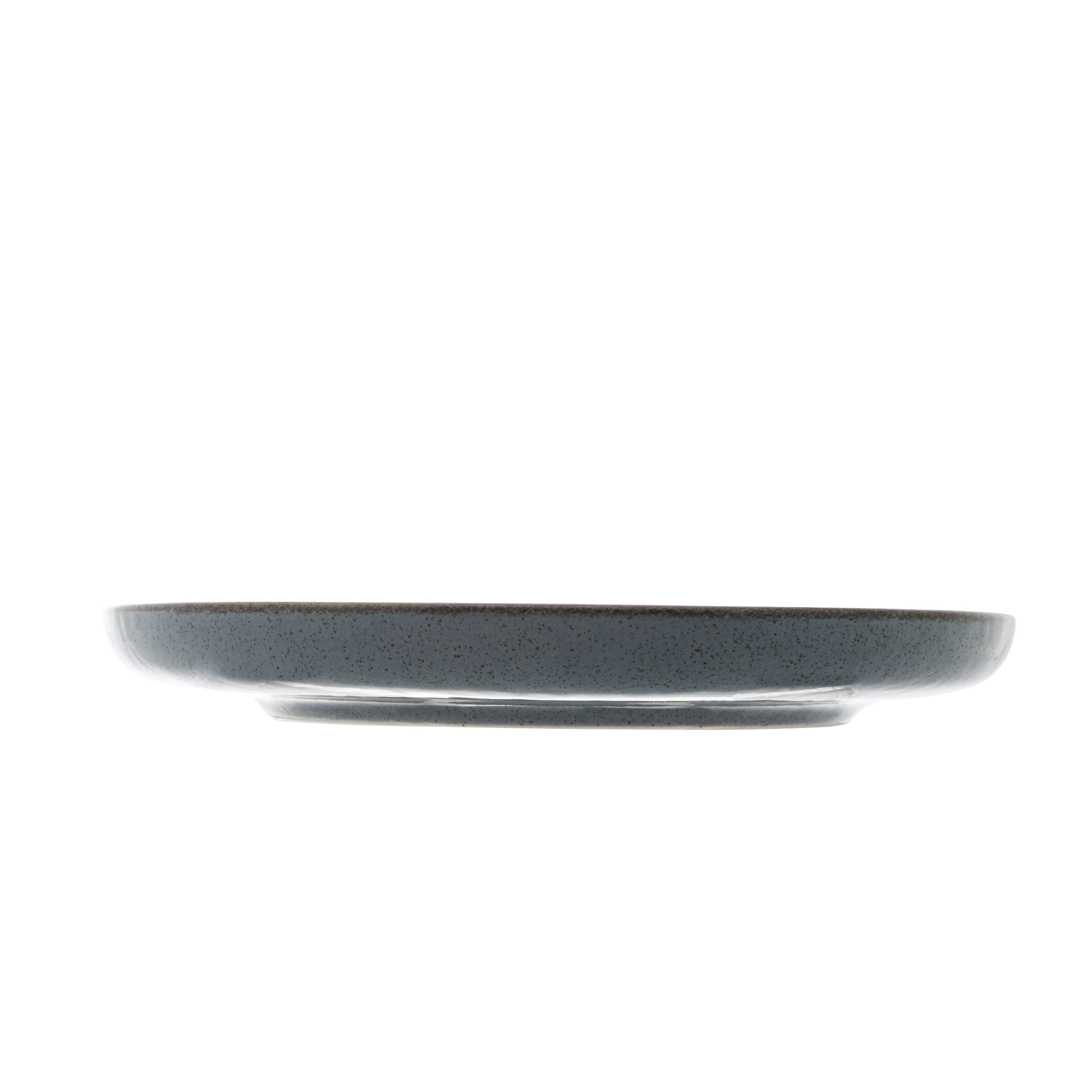 Set Pratos de Sobremesa Porcelana Reactive Azul 19cm - Imagem 2