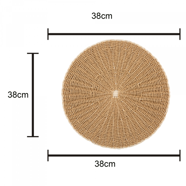 Lugar Americano Rattan Natural 38cm - Imagem 2