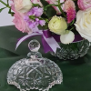 Arranjo Floral Rosas e Lisianthus no Potiche de Cristal - Imagem 2