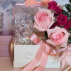 Flower Box P com alça em couro Rosas + Vaso Wolff P - Imagem 3