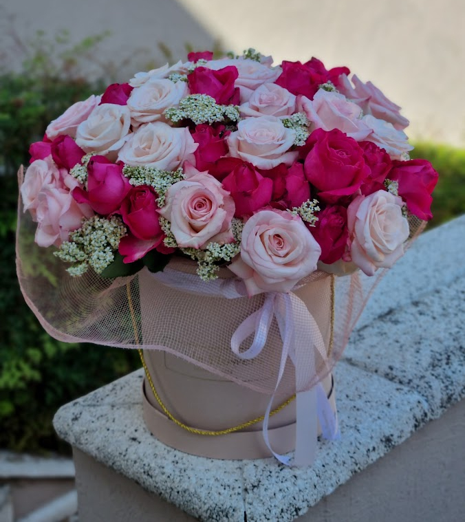 Flowerbox G Rosas Pink - Imagem 2