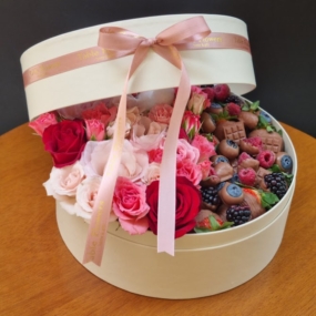 La Belle flores e chocoberry - marfim