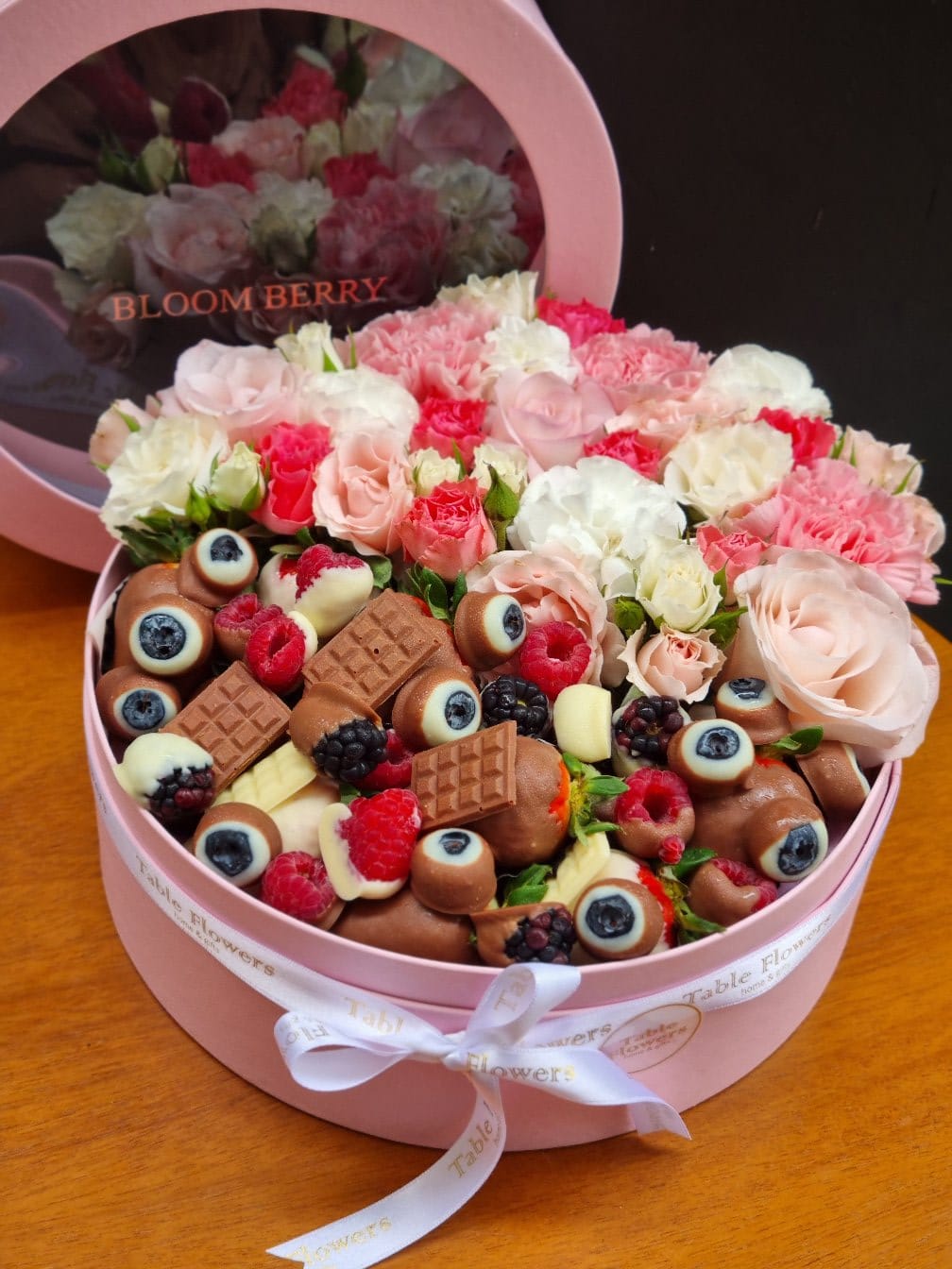 La Belle flores e chocoberry - box rosa - Imagem 2