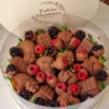 Berry box vitrine morangos, framboesas e amoras