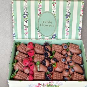 Caixa retangular Chocoberries