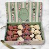 Caixa TF Bloom com mix de chocoberries, mirtilos e uva verde